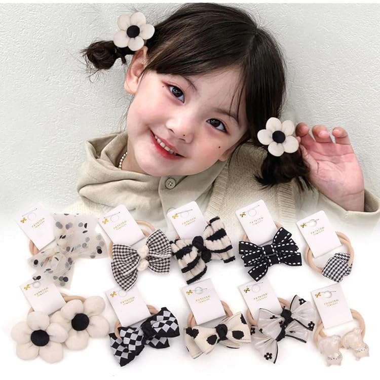 Amazon.co.jp: BIANHUAN ヘアゴム 子供 赤ちゃん 髪ゴム リボン ヘア